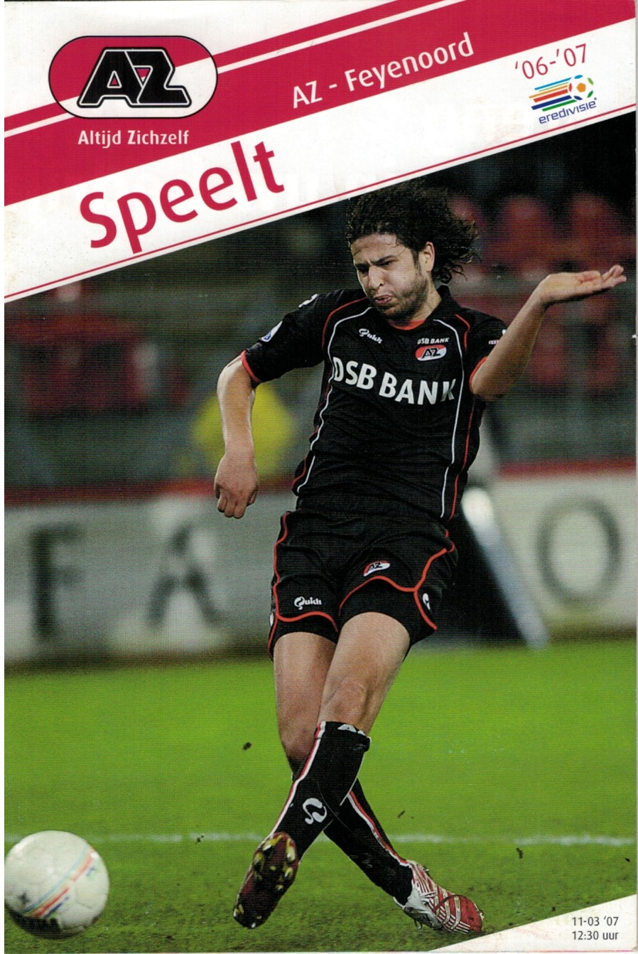 AZ Programma 11-maa-2007 Feyenoord thuis